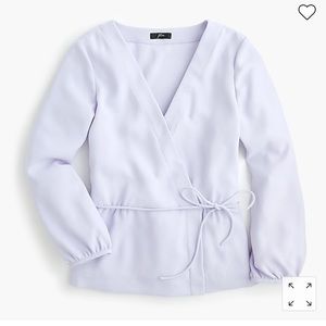 J.CREW Faux Wrap Top